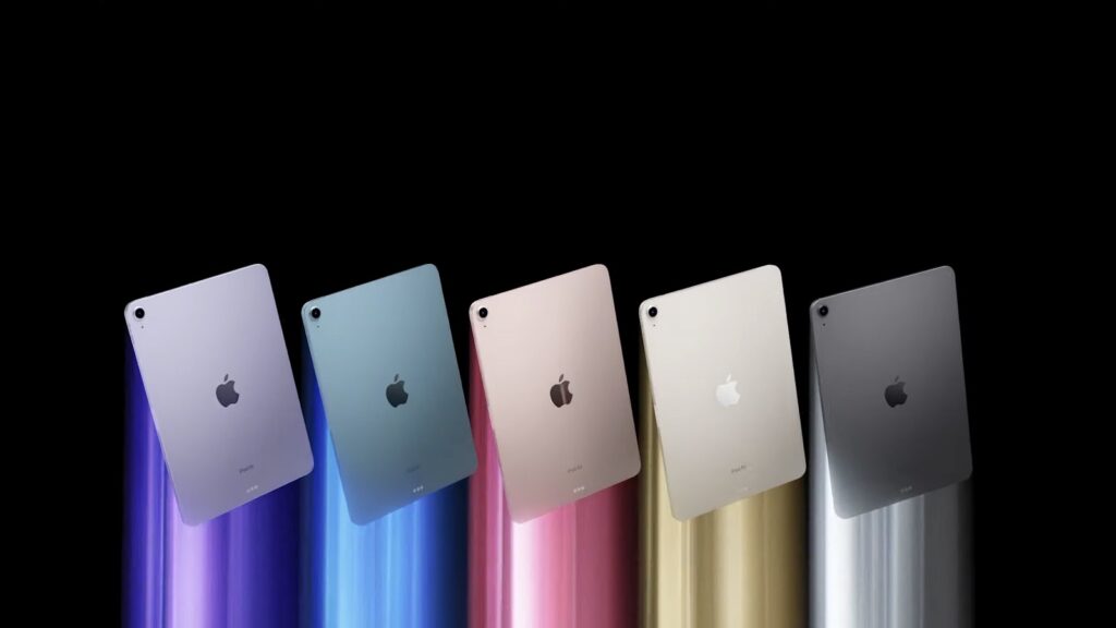 iPad Air 5 novas cores imagem oficial