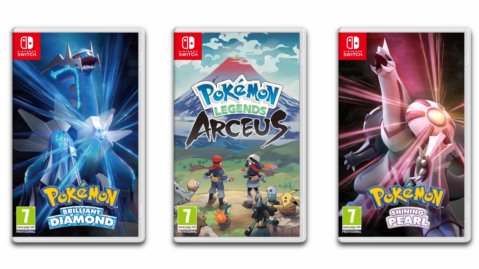 Pokémon Brilliant Diamond, Shining Pearl e Arceus: Novos jogos da