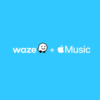 imagem oficial apple music no waze destaque