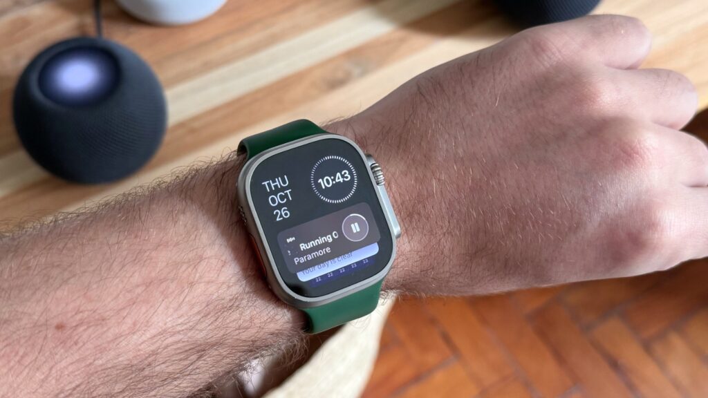 Duplo toque no Apple Watch Ultra 2
