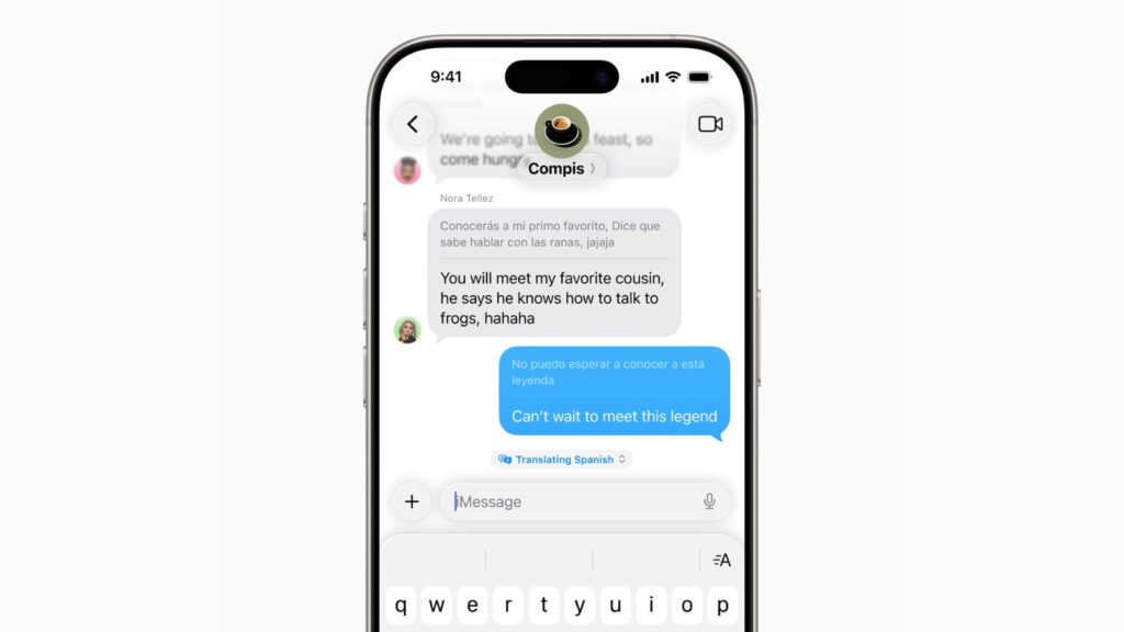 Apple Intelligence no iOS 26